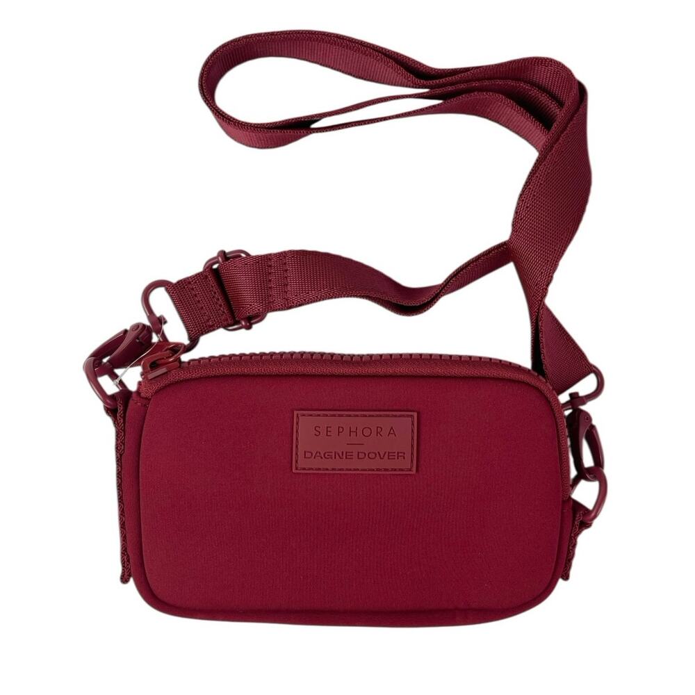 NEW Sephora x Dagne Dover Mara Phone Sling Spice Red Crossbody Purse Handbag OS